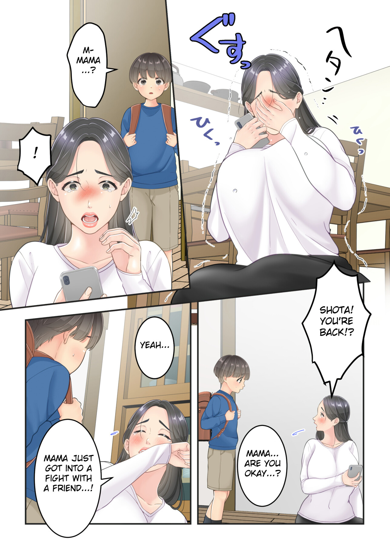 Hentai Manga Comic-My mom and the delivery guy.-Read-64